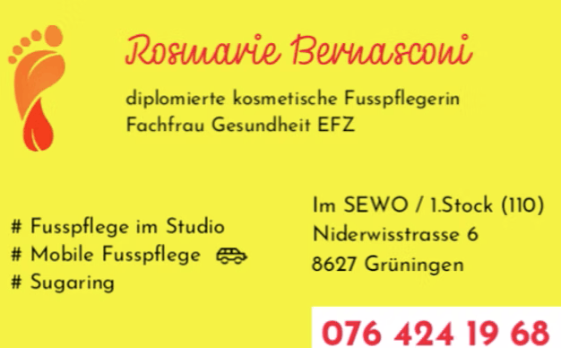 Fusspflege Rosmarie Bernasconi